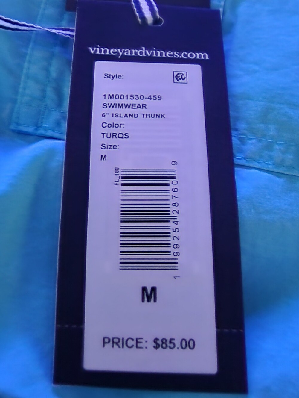 NWT Vineyard Vines 6 Inch Island Swim Trunks, Mens Medium - Picture 5 of 5